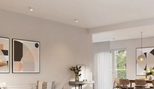 시공 완료된 거실 공간